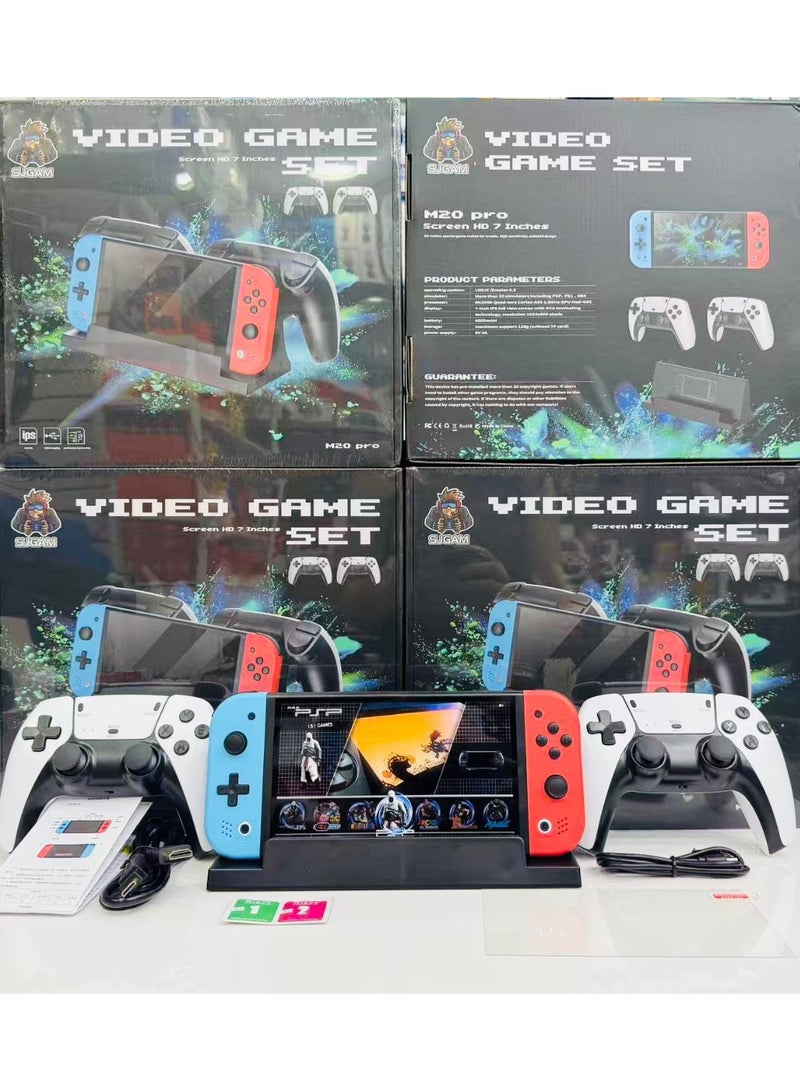 MAKS & CO. Portable Handheld Video Game Console with 7-Inch HD Screen - Image 1